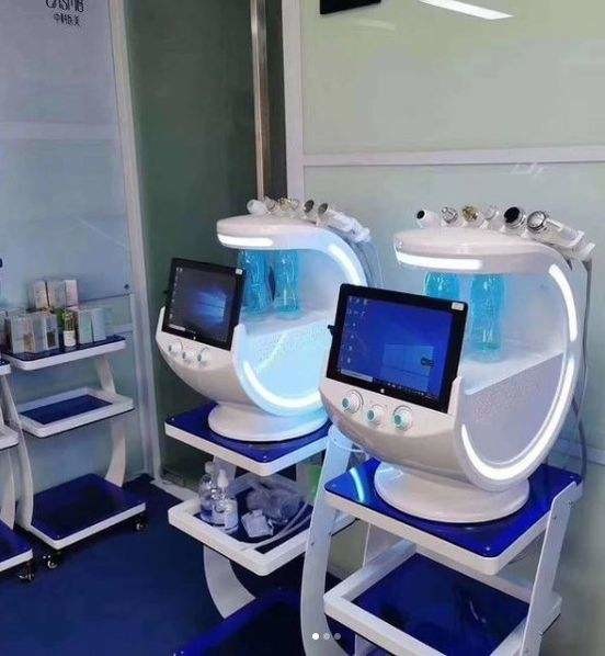 CO2 RF Smart Ice Blue Hydrafacial Microdermabrasion Machine Skin Whitening