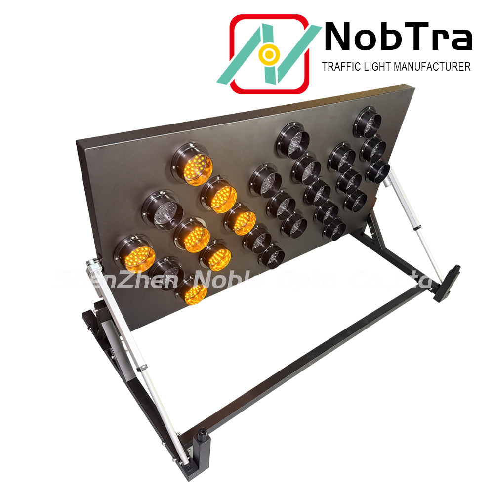 Amber Multi Temporary Traffic Control Highway Safety with Flashing Work Status CE and NBAB-25VIP