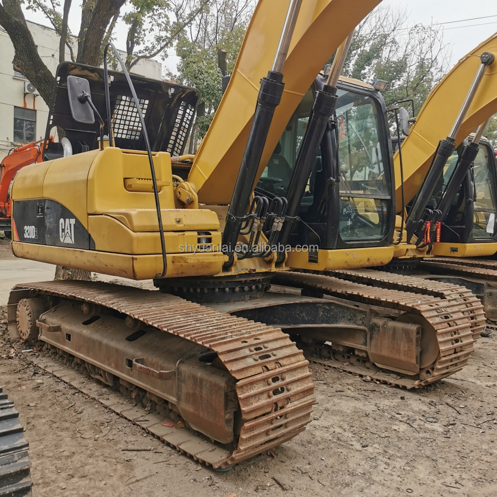 Original Hydraulic Pump And Soft Steel Design CAT320D2 Excavator With Powerful Engine