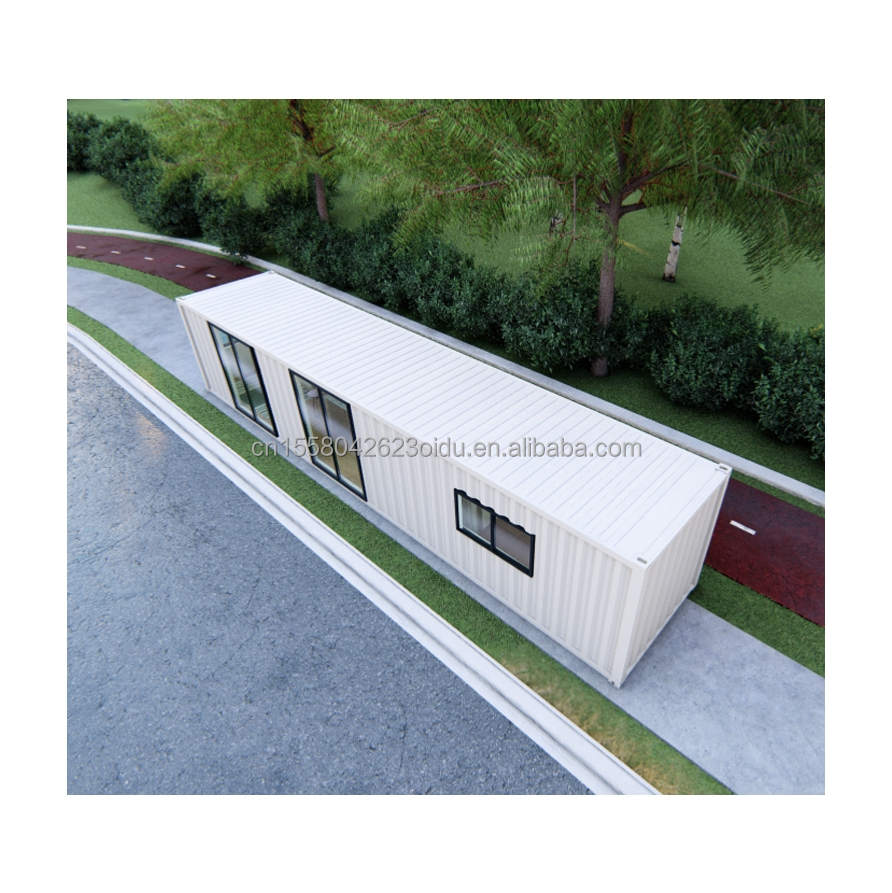 Outdoor 40ft Modern Expandable Container Prefabricated House with 3 Bedrooms and Living Room Steel Construction