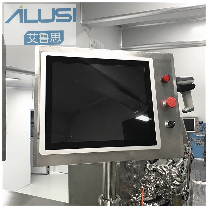 SUS 304/316L Hydraulic Lifting Vacuum Lotion Mixing Equipment Body Cream Making Machine Homogenizer Blending Tank