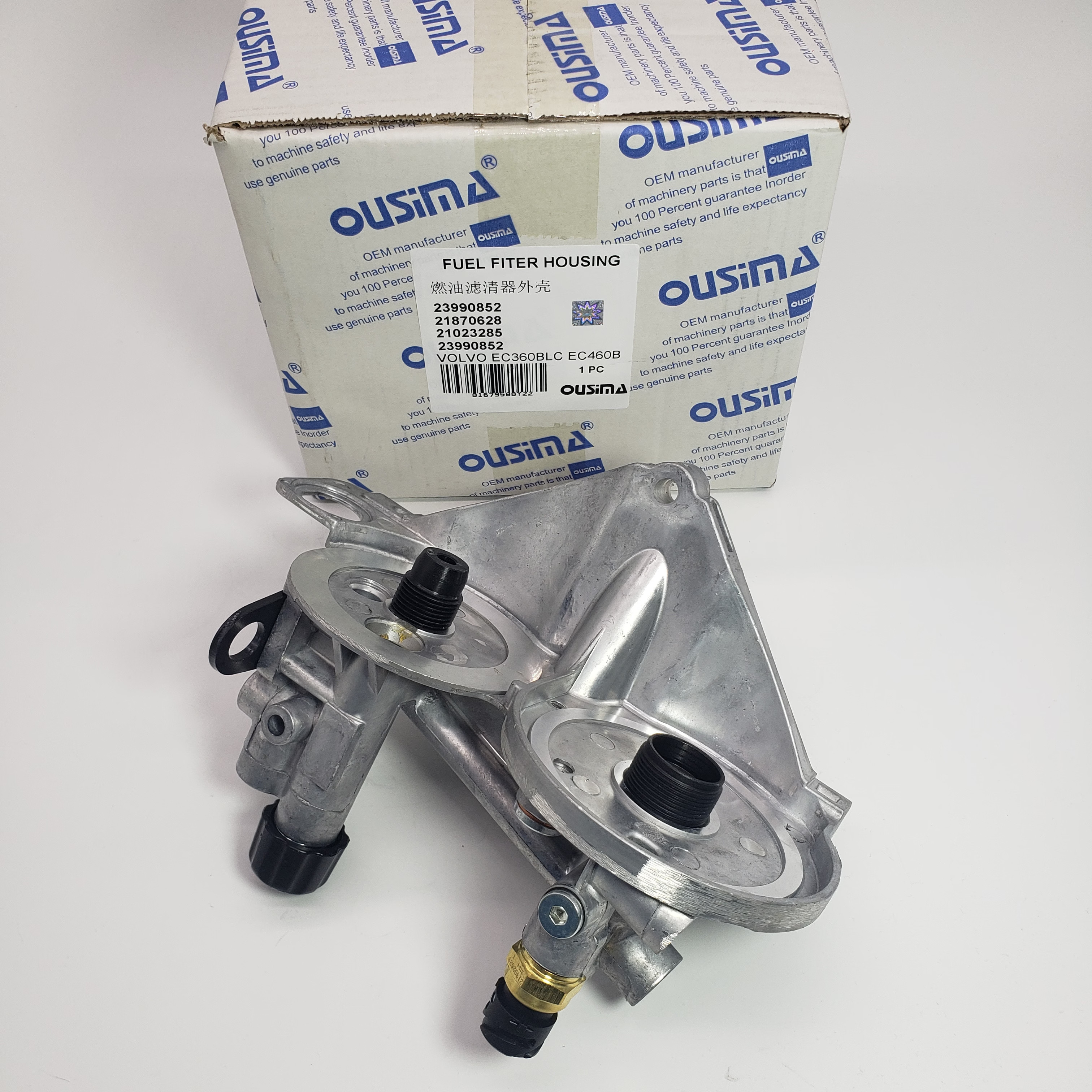 23990852 21870628 21023285 Fuel Filter Housing For EC360BL EC460B