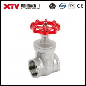 China Household Usage Stainless Steel Thread Hand Wheel Butterfly Valve with US Currency on sale