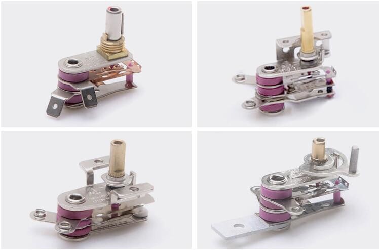 Zy10 KST Series Adjustable Bimetallic Thermostats For Oven Bimetal Thermostat KST207