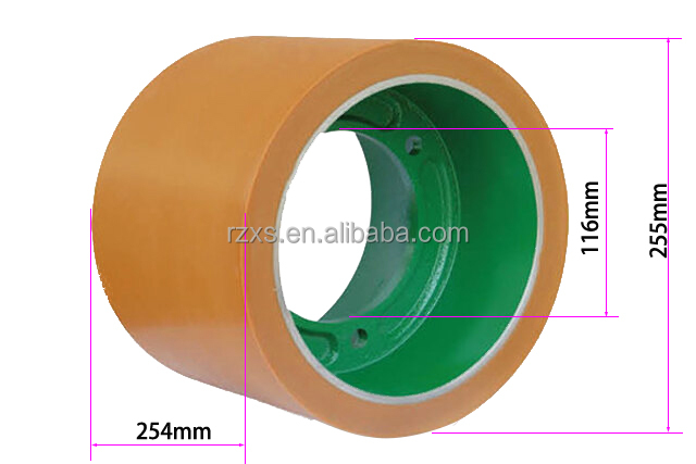 Customized 6" inch Silicone Coated Nip Rice Mill Huller Rubber Roller for Home