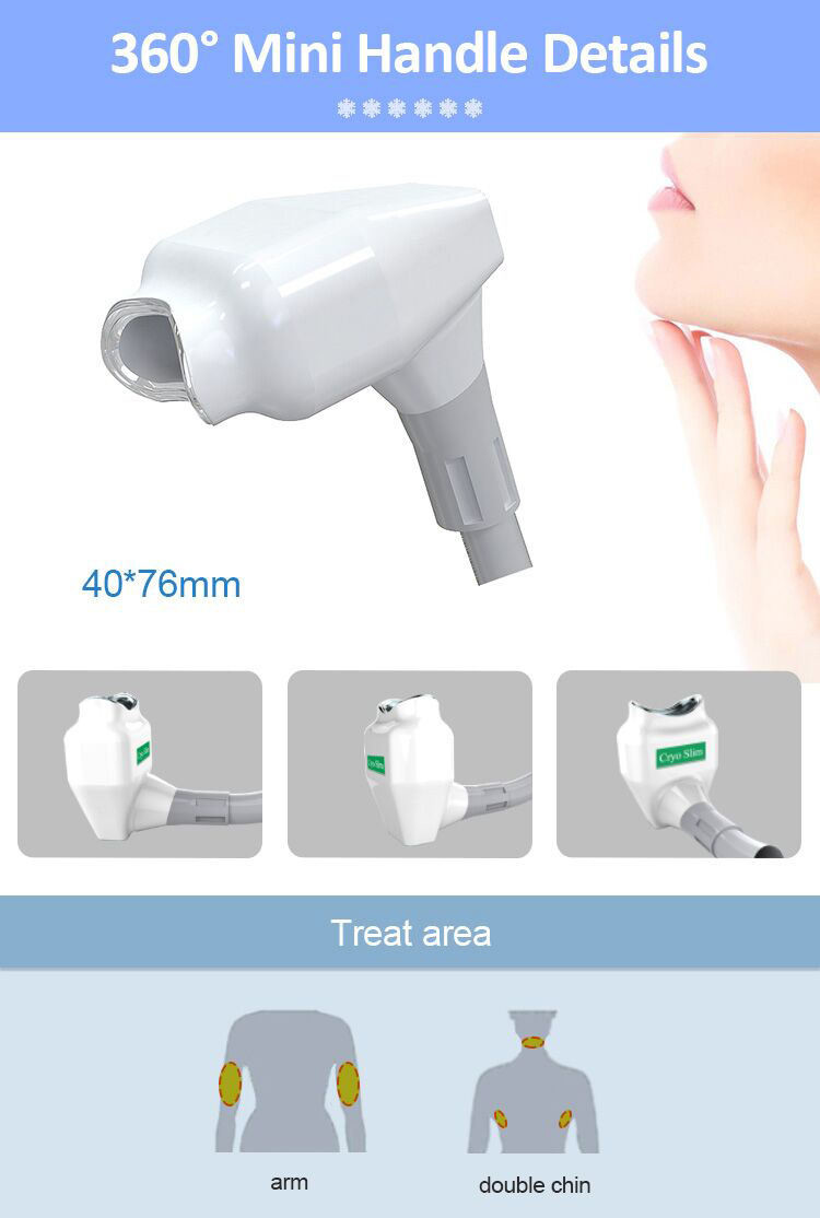 360 Cryo Fat And Cellulite Reduction Machine 3 Handles Cryo Slim Shaper