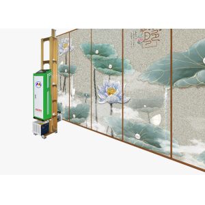 China 2880dpi Precision Wall Uv Printer , Wall Photo Painting Machine on sale
