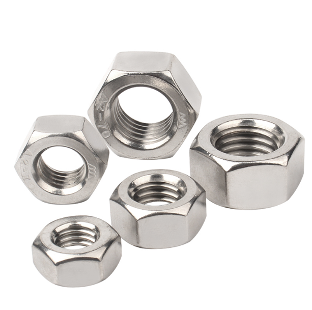 Carbon Steel Hex Head Nut M6 M8 M10 DIN934 for Building Construction Projects