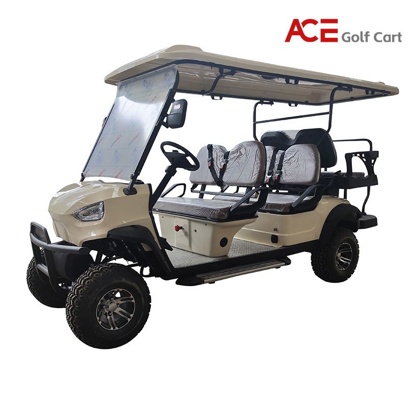 Six Leather Seater Electric Golf Scooter Lithium Battery 35km/H Top Speed With