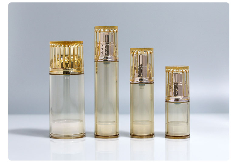 AS Collar 20lm 30ml 50lm Airless Pump Spray Bottle for Sunscreen and Vacuum Cream Pump Bottle in Cosmetic Packaging