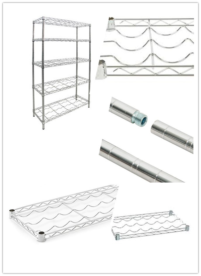 wine wire shelving storage