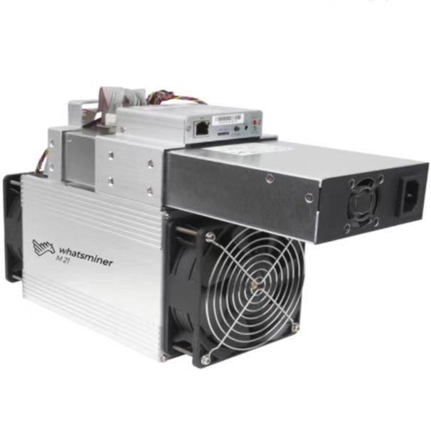 Sha256 80db BTC Miner Machine Whatsminer M21s 50th/S 3596w Ethernet 10.5kg