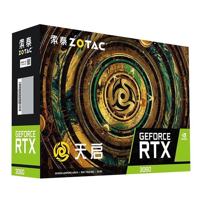 For ZOTAC GeForce RTX 3060 12GD6 OC 12 GB RTX3060 GOOD FOR gaming Cheap Graphic Card