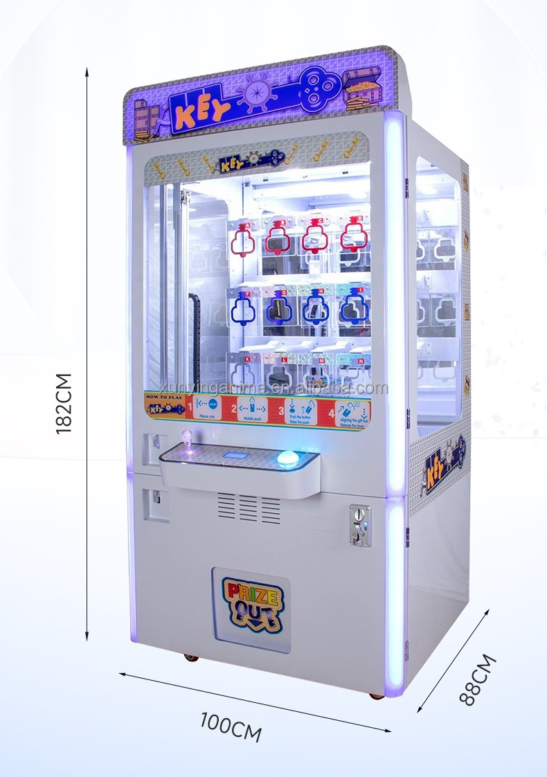 9 Holes Key Master Claw Machine Doll Game Claw Gift Machine US Plug Plastic Material