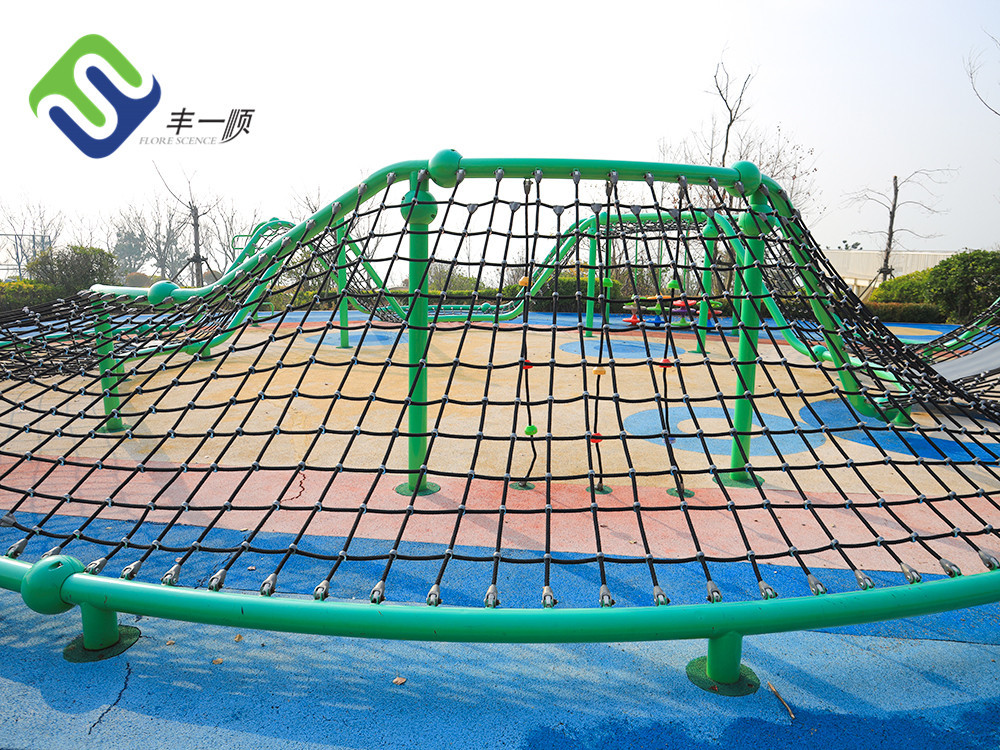 Colorful Hammock Net Tree Swing wear resistance For Playground Equipment