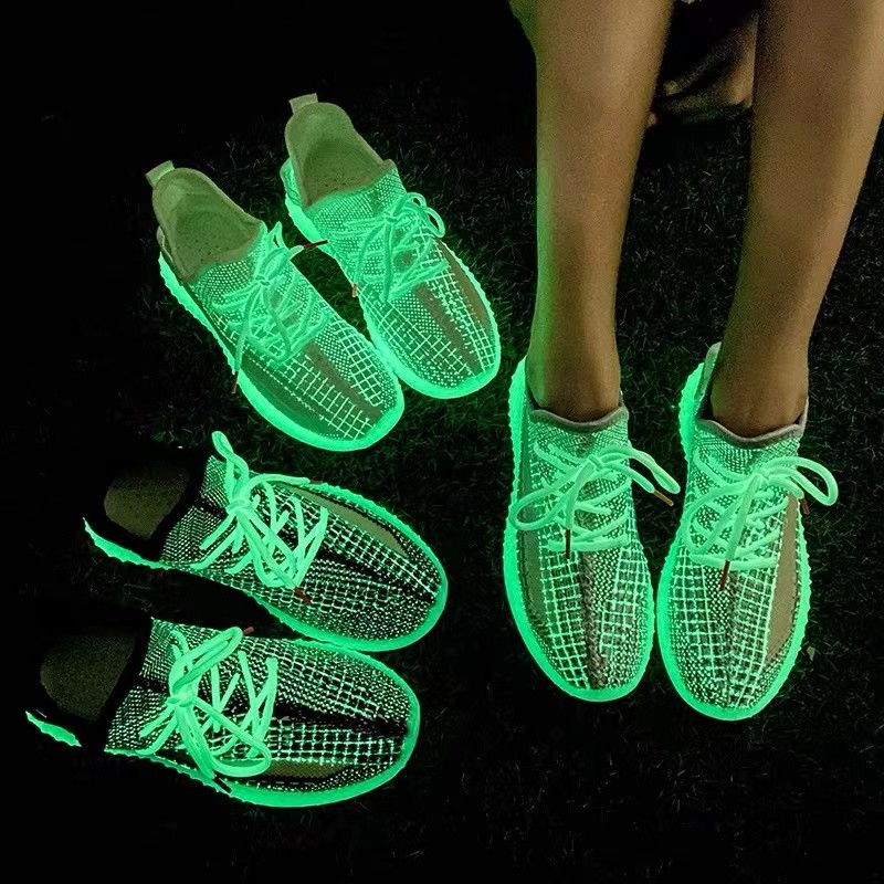 Shoes Upper Glow Dark Yarn Polyester FDY Fluorescent Knitting Yarn