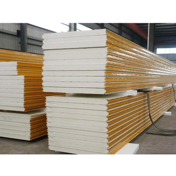 Quality Fireproof RAL Color Coated PU Sandwich Panel for Pharmaceutical Industry for sale