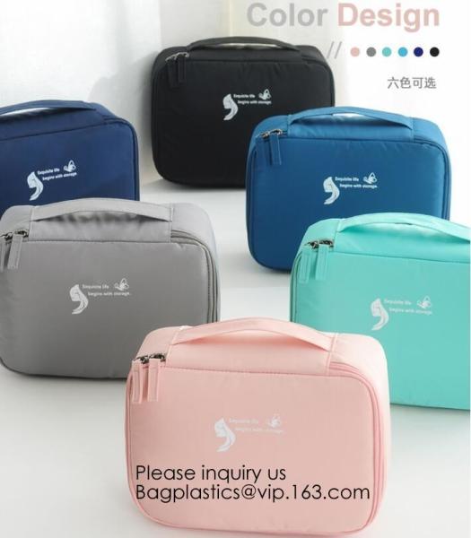 Personalized Portable Bridesmaid Gift Canvas Cosmetic Bag,Washed Canvas Toiletry