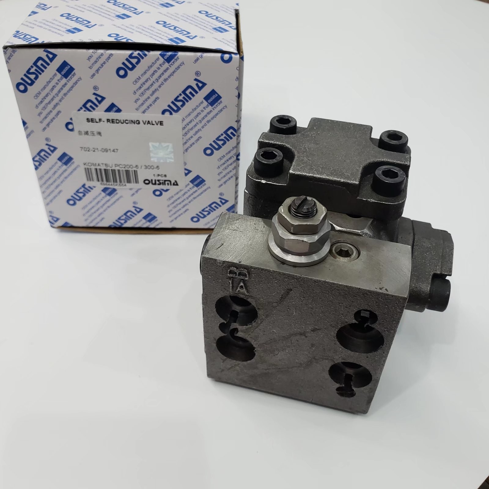 Komatsu PC200-7 Excavator Hydraulic Valve , 702-21-09147 Pressure Reducing Valve