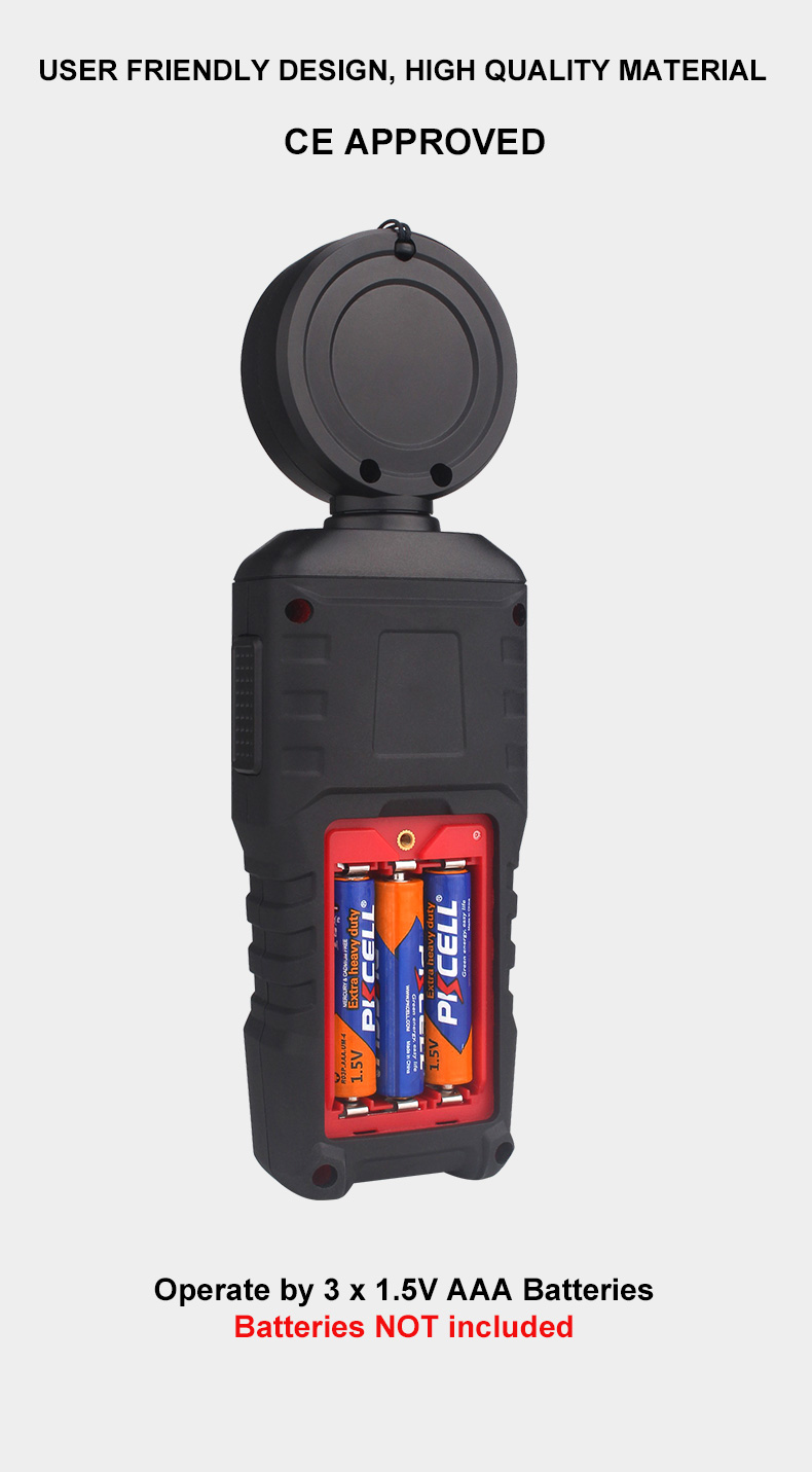 1000FC Digital Lux Meter , 1000 Lux Digital Illuminance Meter