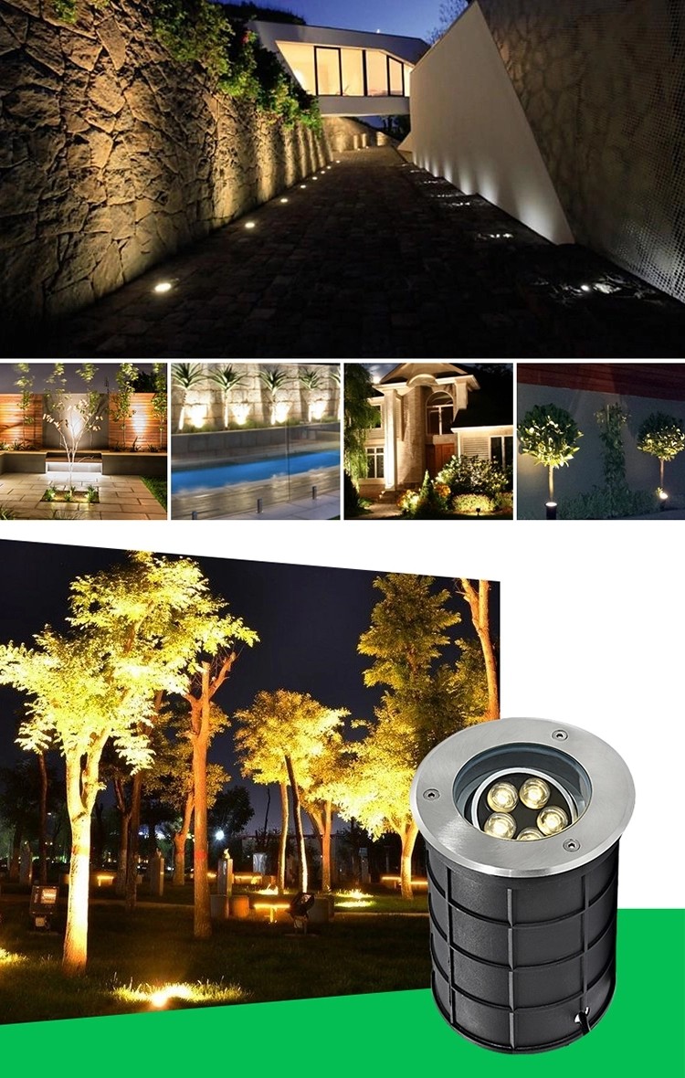 IP68 Outdoor Underwater LED Lights 18W For Ground Garden 2700-6500K CCT