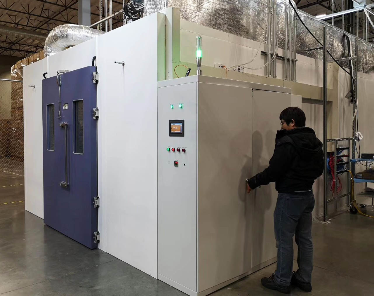 Environmental Test Walk In Chambers For ISO 12097-2 Road Vehicles Airbag Modules