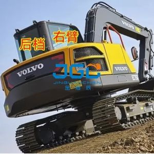 China EC75D Excavator Glass Front Upper And Lower Left Door Push Rear Windshield Right Large Skylight on sale
