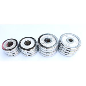 China Exercise Equipment Chromed Adjustable Dumbbell Plate for Weight on sale