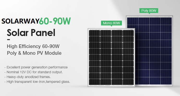 Foldable PERC Monocrystalline Photovoltaic Solar Panel Multiscene
