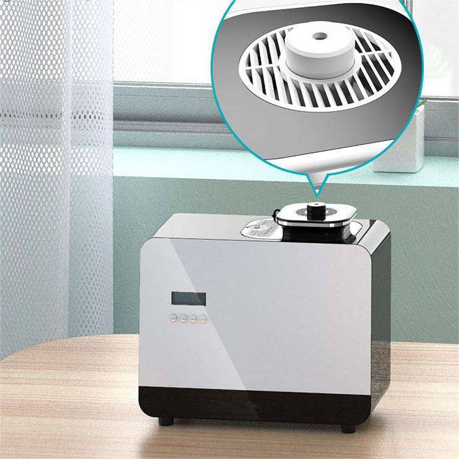 Essential Oils Compatible Aroma Diffuser Machines for Aromatherapy in 3000 Cubic Meters Of Coverage