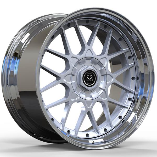Ferrari 458 Custom Staggered 20 Inch 2-PC Polish Forged Wheel Rims 6061-T6