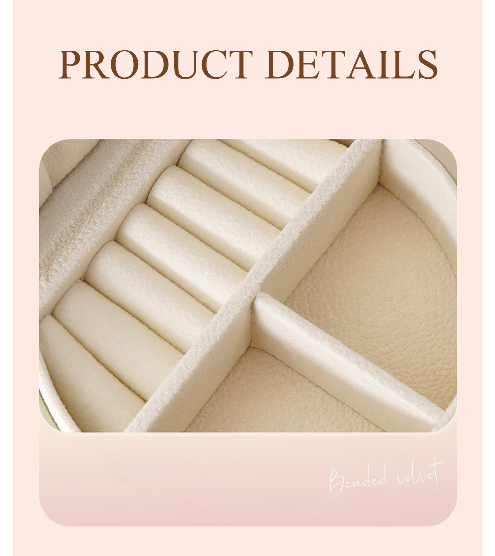 Portable Small Jewelry Box Organizer Fashion Travel Jewelry Organizer For Necklaces