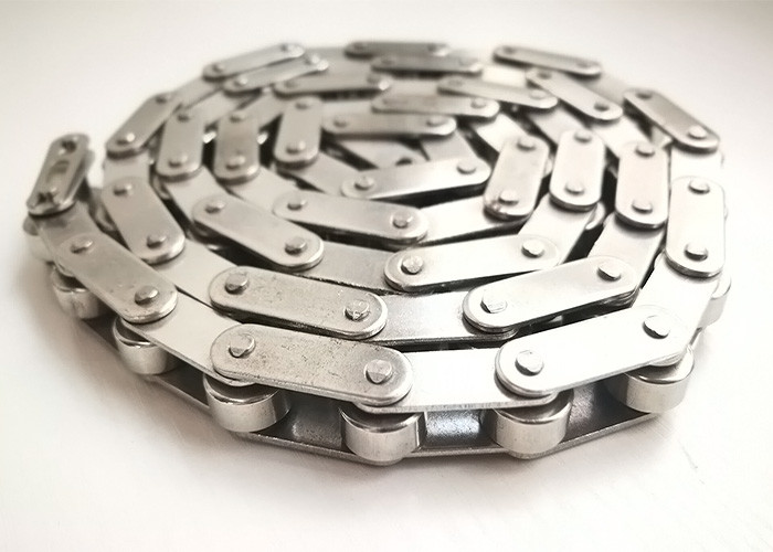 Duplex SUS201 Conveyor Roller Chain 25.4mm Pitch Industrial Transmission