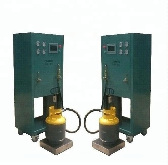 3-stage R404a refrigerant filling equipment R134a recovery charging filling machine gas charging station
