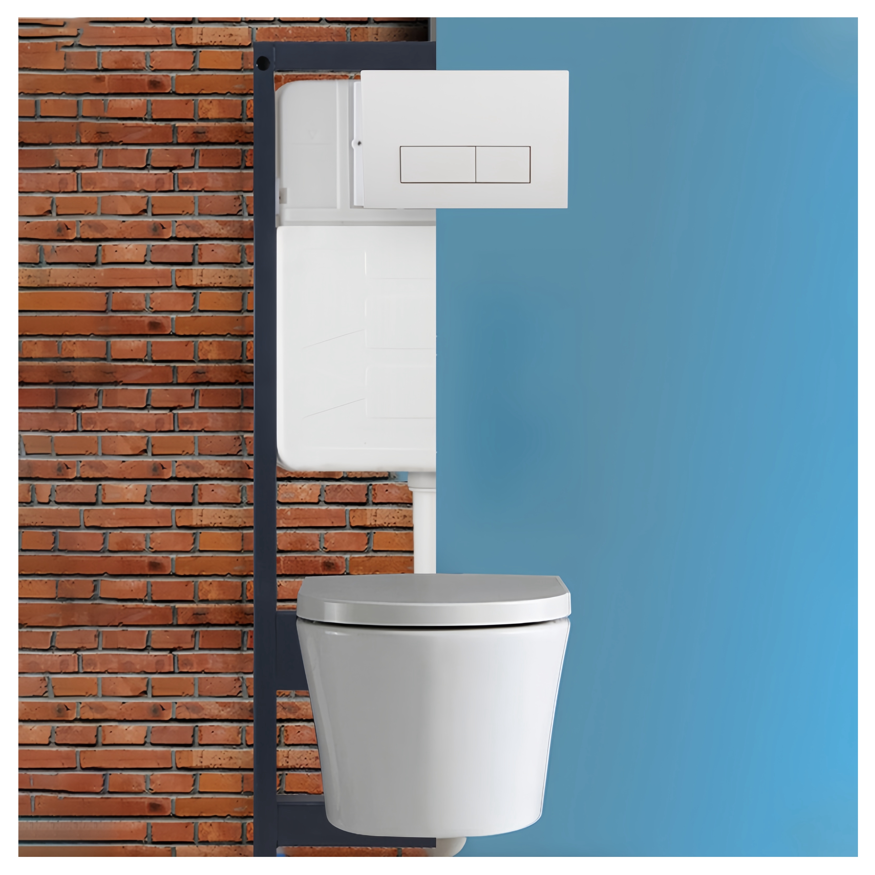 Modern Auto Open Electronic Toilet with Hidden Water Tank and Intelligent Technology