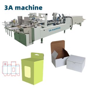 Folder Gluer Machine CQT 800A for Automatic Gluing of Mini Cardboard/Corrugated Boxes