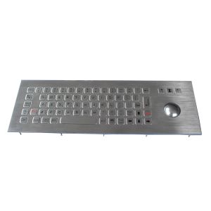 IP67 Dynamic Industrial Keyboard With Trackball