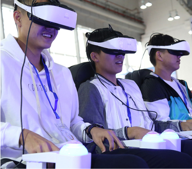 Space Ship 9d Virtual Reality Simulator For Theater 6 Seats 425kg Weight