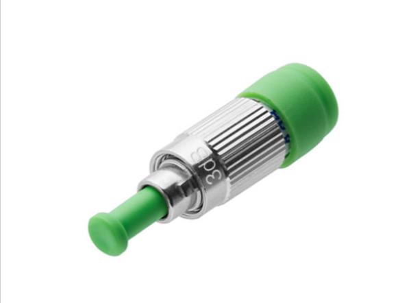 Male To Female Fiber Optic Attenuator , LC SC Singlemode Fixed Optical