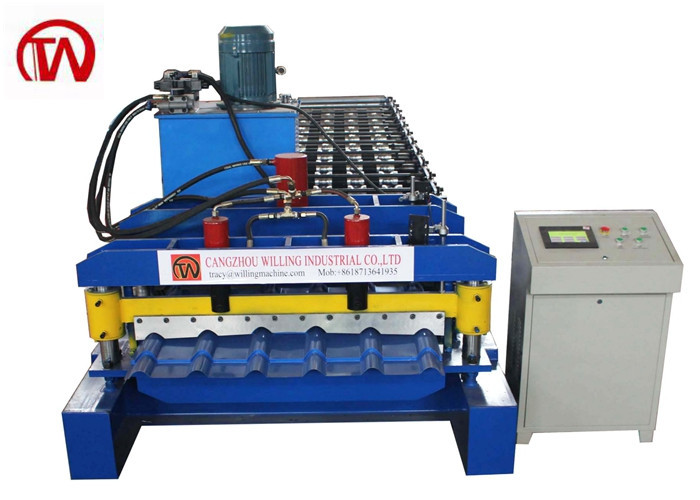 Metal Building PPGI PLC Delta Ibr Roll Forming Machine