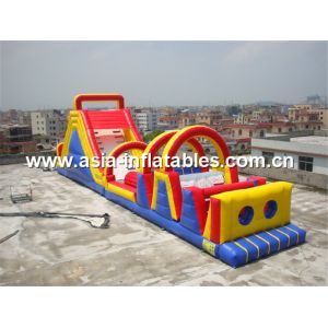  19ml Inflatable Obstacle Courses Games For Children Park Games Manufactures