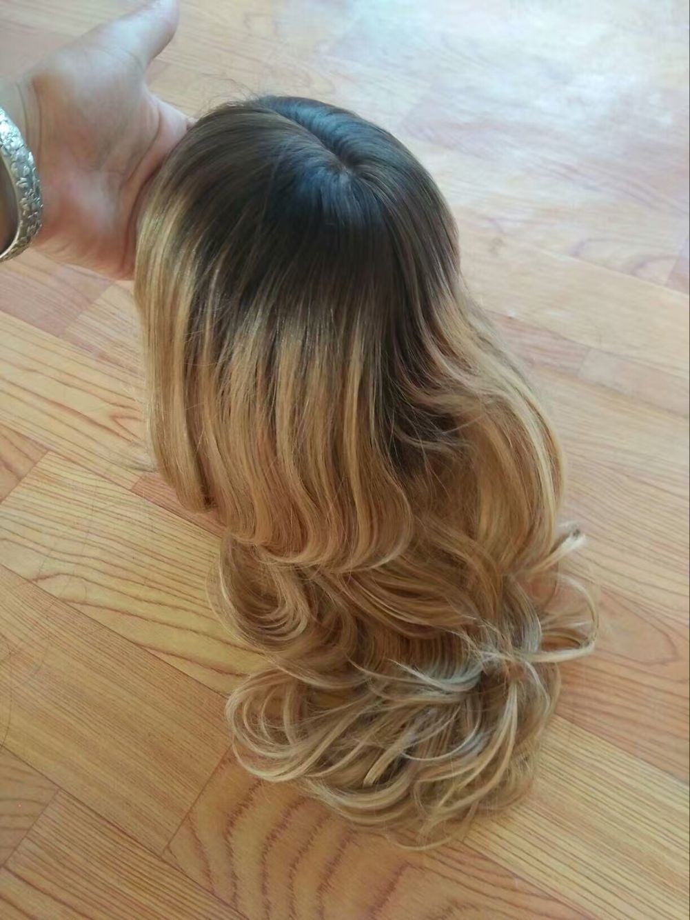 Factor Price Perfect Quality European Virgin Human Hair Jewish Wigs Ombre Color