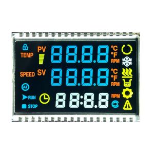  VA Segment Code LCD Transmissive LCD Screen Customizable Display Manufactures