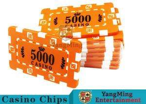  Custom Design Cheap Casino Poker Chips , ABS Plastic Numbered Poker Chips  Manufactures