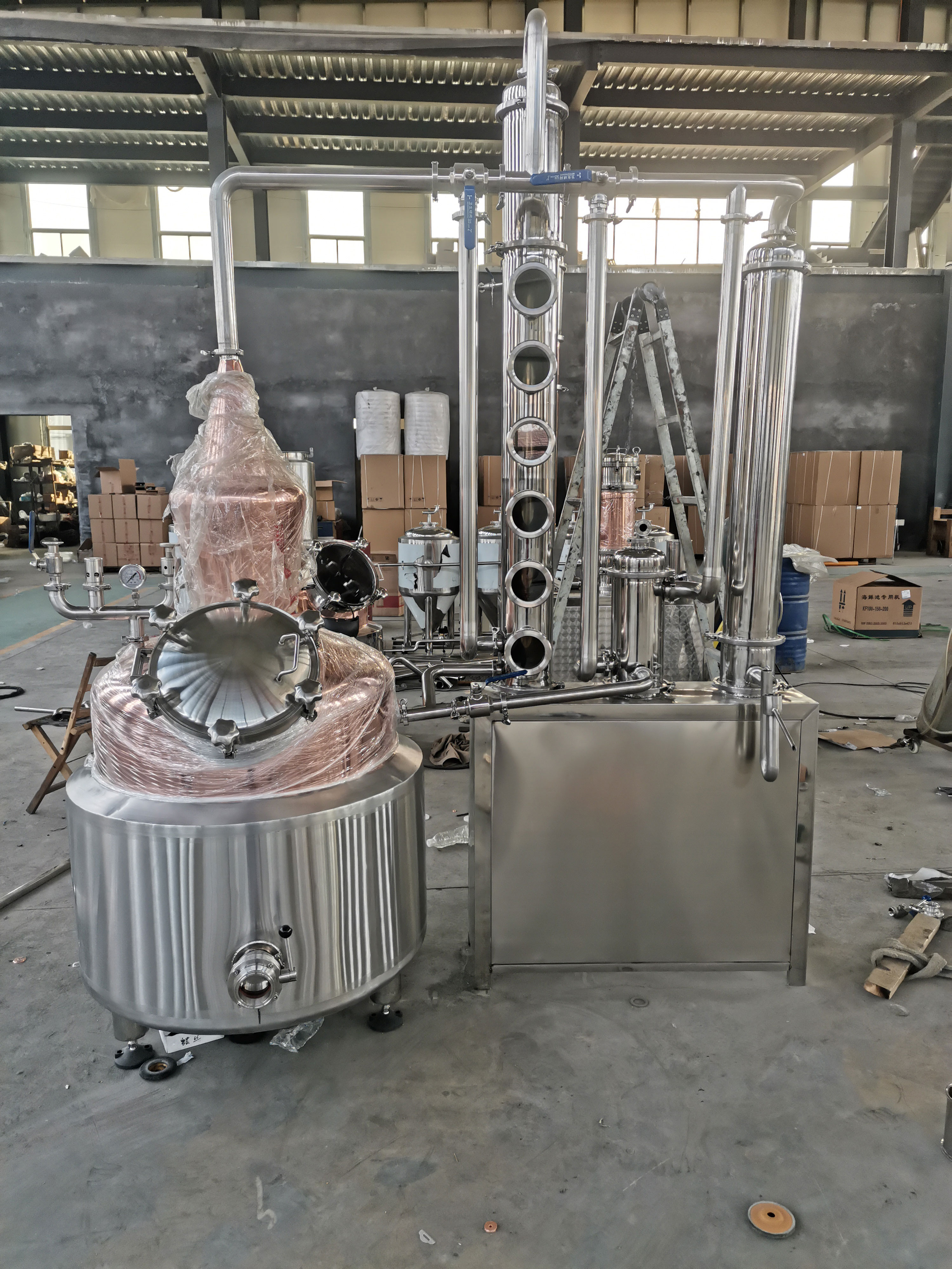 Customized Distillation Process Design for GHO Whisky Rum Gin Vodka Brandy and Spirit