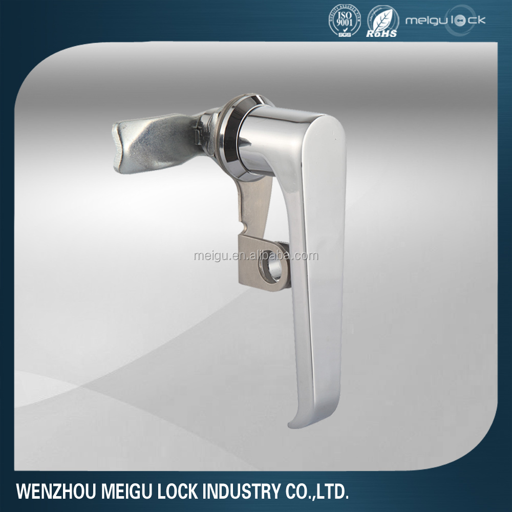 Hardware Room L Handle Shed Lock Zinc Alloy Latch With Cam Cabinet Door