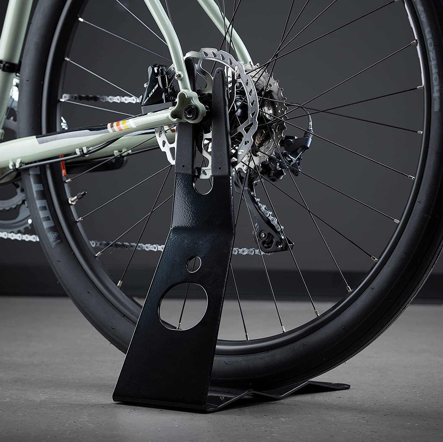 Floor Bike Stand for Mountain and Road Bikes Sturdy Storage and Display Solution
