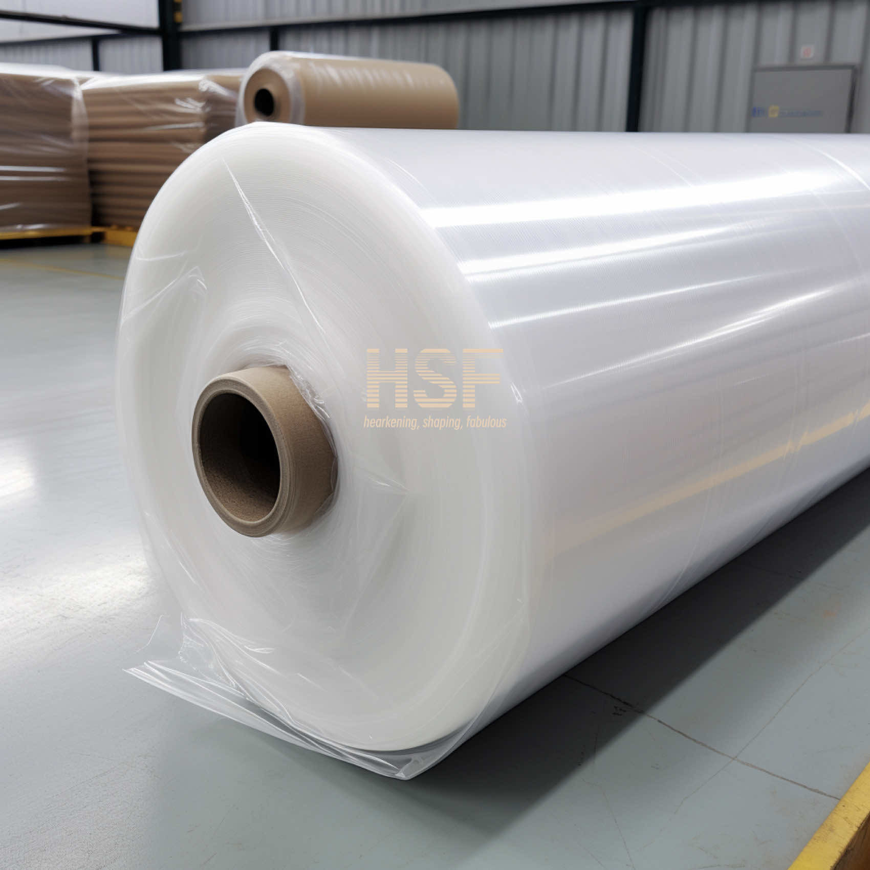 80 Micron Translucent White Mono Axially Oriented PE Film Used As Protective Cover