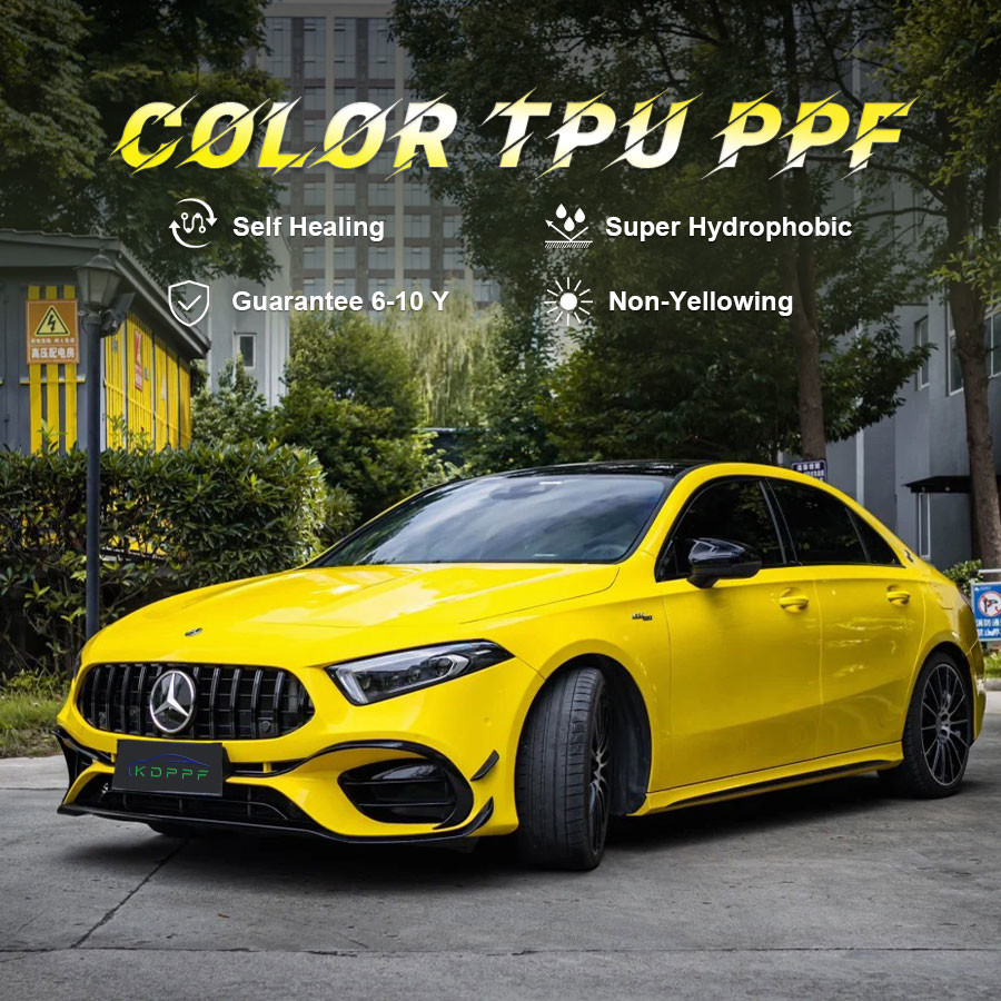 Car Body Color Change TPU Film Gloss / Matte Self Healing Anti Stain Color PPF Car Wrap Film