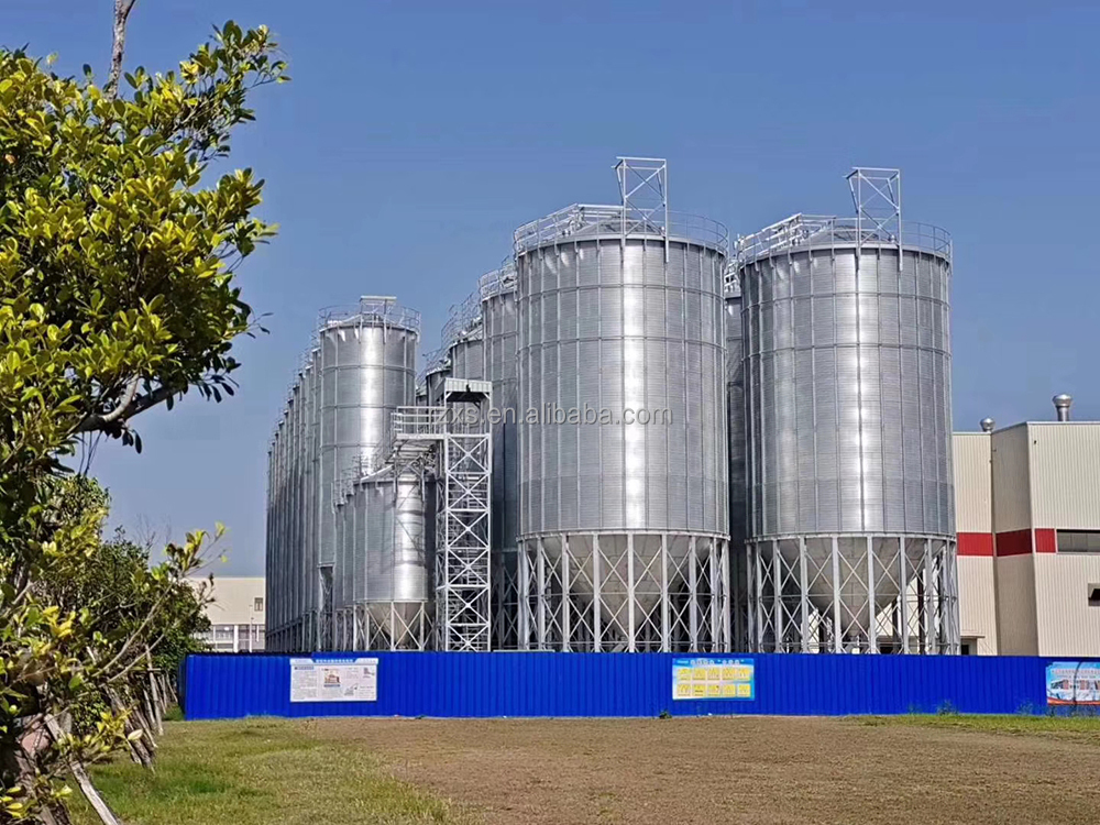 STR 50t High Moisture Corn Storage Hopper Bin Grain Dispenser Grain Silo Made to Last